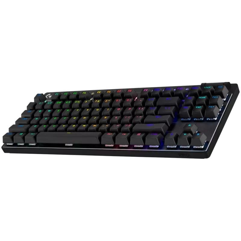 Teclado USB com fios Logitech 920-012134 - tamanho completo QWERTY - preto