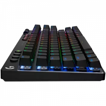 Teclado USB com fios Logitech 920-012134 - tamanho completo QWERTY - preto