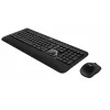 Logitech Advanced Combo conjunto de teclado e rato sem fios - preto