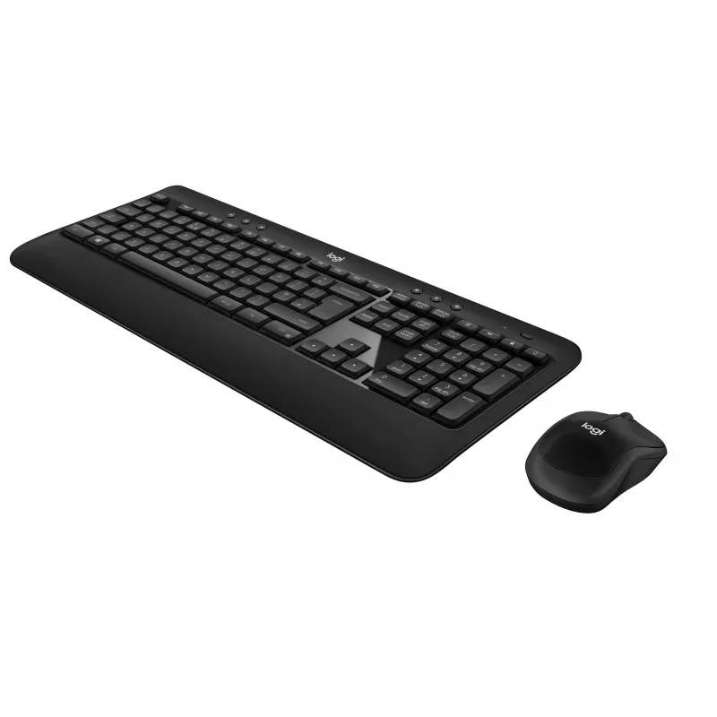 Logitech Advanced Combo conjunto de teclado e rato sem fios - preto