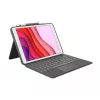 Teclado Logitech Combo Touch e capa folio com trackpad, retroiluminado, Apple Smart Connector, AZERTY francês, grafite, para iPad Apple 10,2 polegadas (7.ª geração, 8.ª geração)