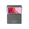 Logitech Combo Touch - Teclado e capa folio - com trackpad - retroiluminado - Apple Smart Connector - QWERTY - Italiano - Grafite - para Apple iPad de 10,2 polegadas (7.ª geração, 8.ª geração, 9.ª geração)