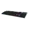 Teclado gaming mecânico sem fios Logitech G G915 X LIGHTSPEED RGB - tátil - tenkeyless - preto