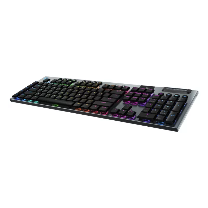 Teclado gaming mecânico sem fios Logitech G G915 X LIGHTSPEED RGB - tátil - tenkeyless - preto
