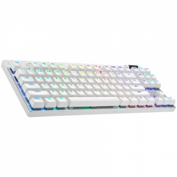 Teclado de gaming mecânico sem fios Logitech G PRO X TKL - layout nórdico (QWERTY) - LIGHTSYNC RGB - interruptores táteis GX Brown - preto