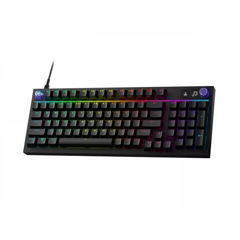 Logitech G316 X 98 teclado gaming - preto - layout inglês US - com fios USB
