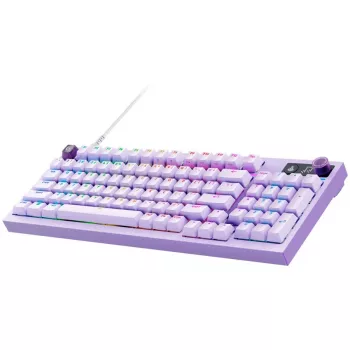 Logitech G316 X Teclado gaming com fio 98 - lilás - US International - switches táteis