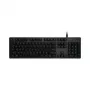 Logitech G512 Carbon teclado mecânico gaming - GX Brown tátil, LIGHTSYNC RGB, USB passthrough, alumínio aeronáutico, tamanho completo