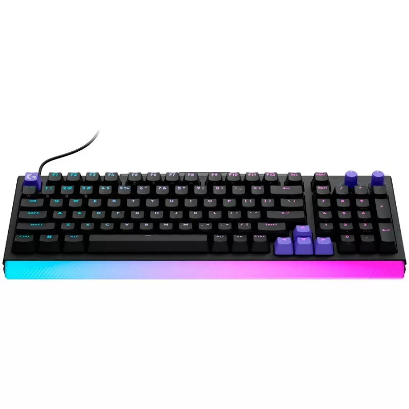Teclado gaming com fios Logitech G512 X 98 - preto, US International, mecânico GX Linear, RGB LIGHTSYNC