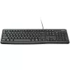 Teclado USB Logitech K120 for Business, com fios, formato completo, preto