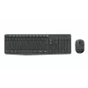 Conjunto de teclado e rato sem fios Logitech MK235, 2,4 GHz RF, layout QWERTZ, preto, recetor USB – 920-008031