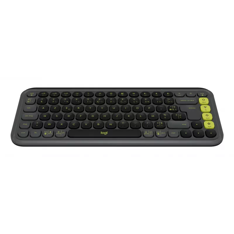 Teclado mecânico sem fios Logitech POP ICON KEYS Graphite francês AZERTY