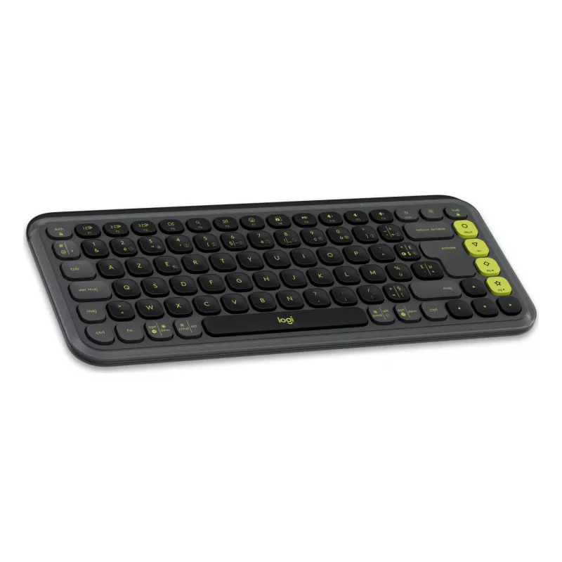 Teclado mecânico sem fios Logitech POP ICON KEYS Graphite francês AZERTY