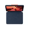 Logitech Rugged Combo 4 capa com teclado e trackpad para iPad 10.ª geração, Apple Smart Connector, Classic Blue