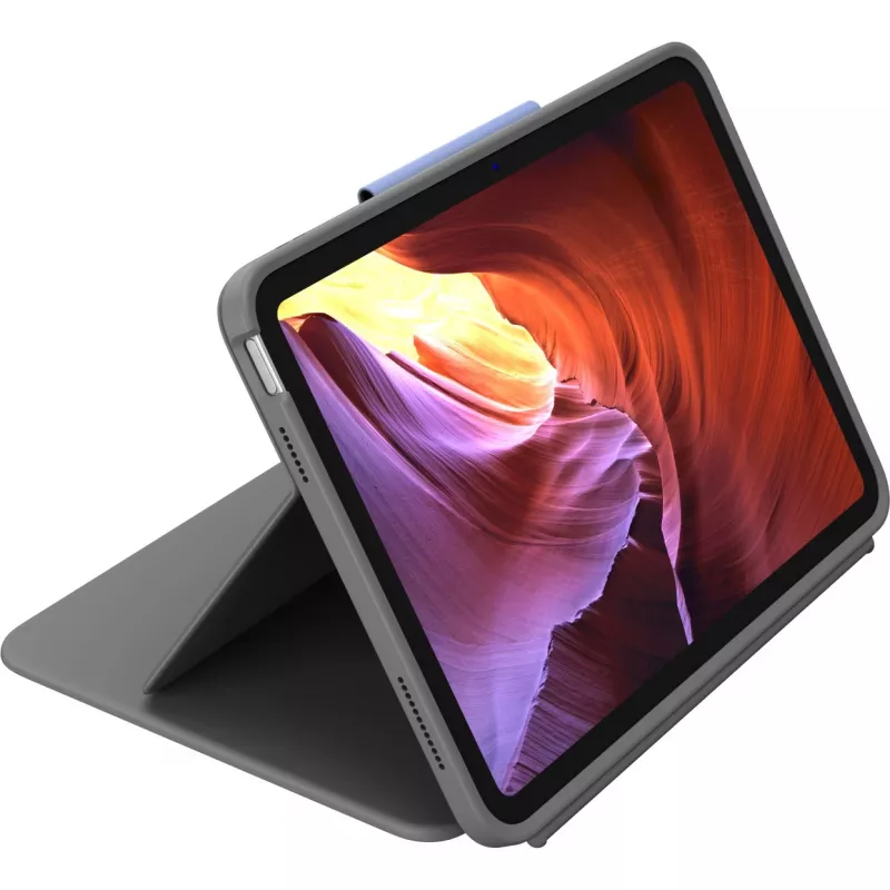 Logitech Rugged Folio com Teclado QWERTY US International para Apple iPad de 10.ª Geração (A2696) - Grafite, Proteção contra Quedas MIL-STD-810G