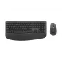 Logitech Signature Comfort Plus Combo MK880 for Business - conjunto de teclado e rato - Full Size - com indicador LED de bateria - sem fios - USB-C, Bluetooth LE - QWERTZ - alemão - grafite