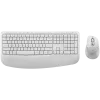Logitech Signature Comfort Plus MK880 conjunto sem fios - Off-White - US International - Bluetooth - Logi Bolt