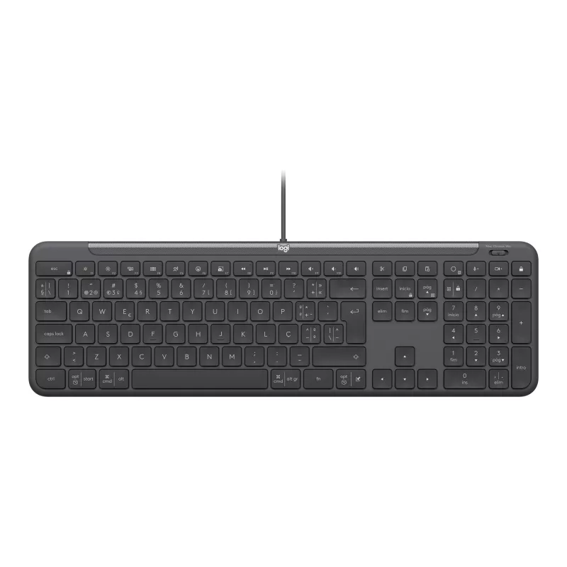 Teclado Logitech Signature Slim Wired K620 for Business - graphite