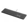 Logitech Signature Slim Wired K620 for Business teclado, layout QWERTZ, grafite