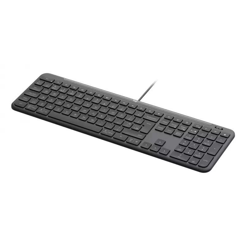 Logitech Signature Slim Wired K620 for Business teclado, layout QWERTZ, grafite