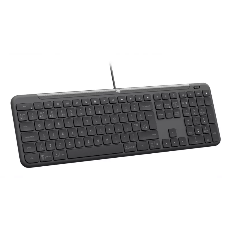 Logitech Signature Slim Wired K620 for Business teclado, layout QWERTZ, grafite