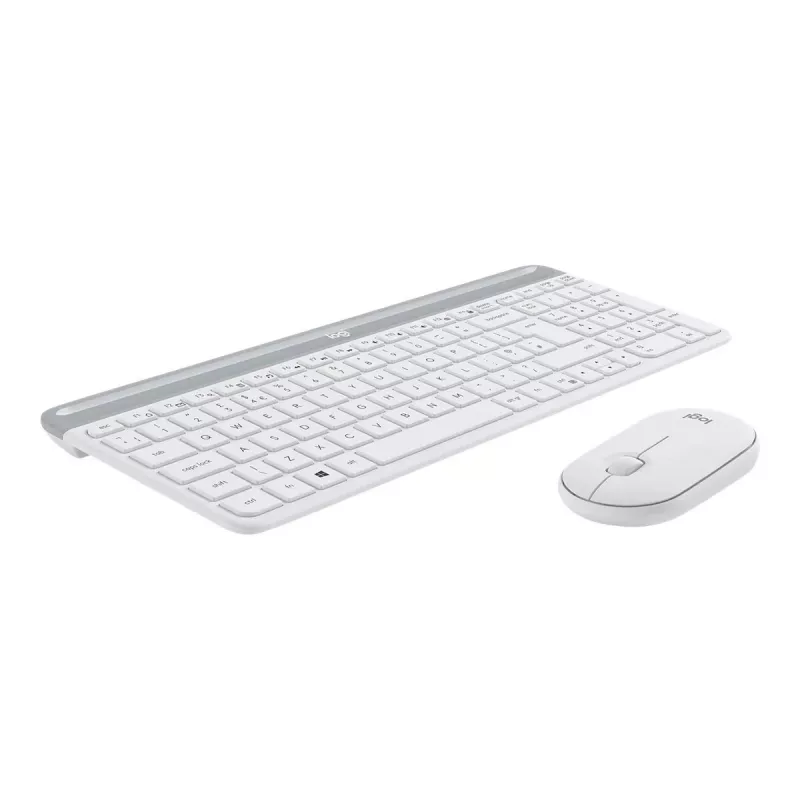Logitech Slim Wireless Combo MK470 - Conjunto de teclado e rato