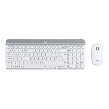 Logitech Slim Wireless Combo MK470 - Conjunto de teclado e rato