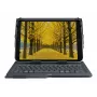 Teclado universal e capa folio Logitech para tablets de 9-10 polegadas, Bluetooth 3.0, layout QWERTZ suíço-alemão, graphite