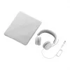 Headset on-ear Logitech Zone Wired 2 USB-C com microfone de arco com cancelamento de ruído, branco-sujo