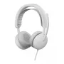 Headset on-ear Logitech Zone Wired 2 USB-C com microfone de arco com cancelamento de ruído, branco-sujo