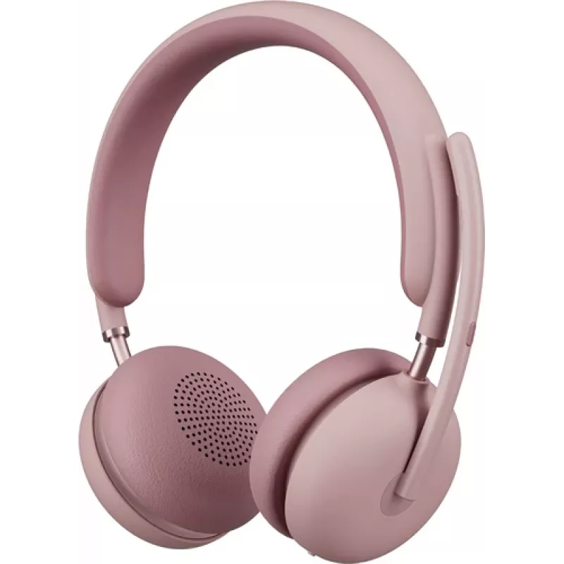 Logitech Zone Wireless 2 - com fios e sem fios - escritório/call center - 230 g - headset - rosa