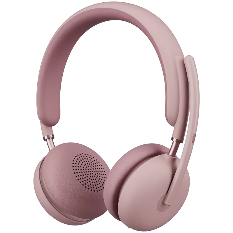 Logitech Zone Wireless 2 - com fios e sem fios - escritório/call center - 230 g - headset - rosa