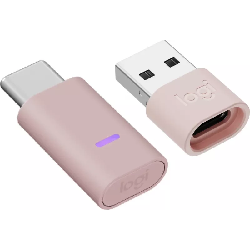 Logitech Zone Wireless 2 - com fios e sem fios - escritório/call center - 230 g - headset - rosa