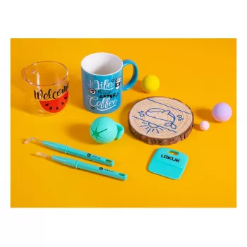 LOKLiK Weeding Tools Bundle SG-GJ-0016-US-L-B2B - conjunto de 4 peças em turquesa metálico para vinil