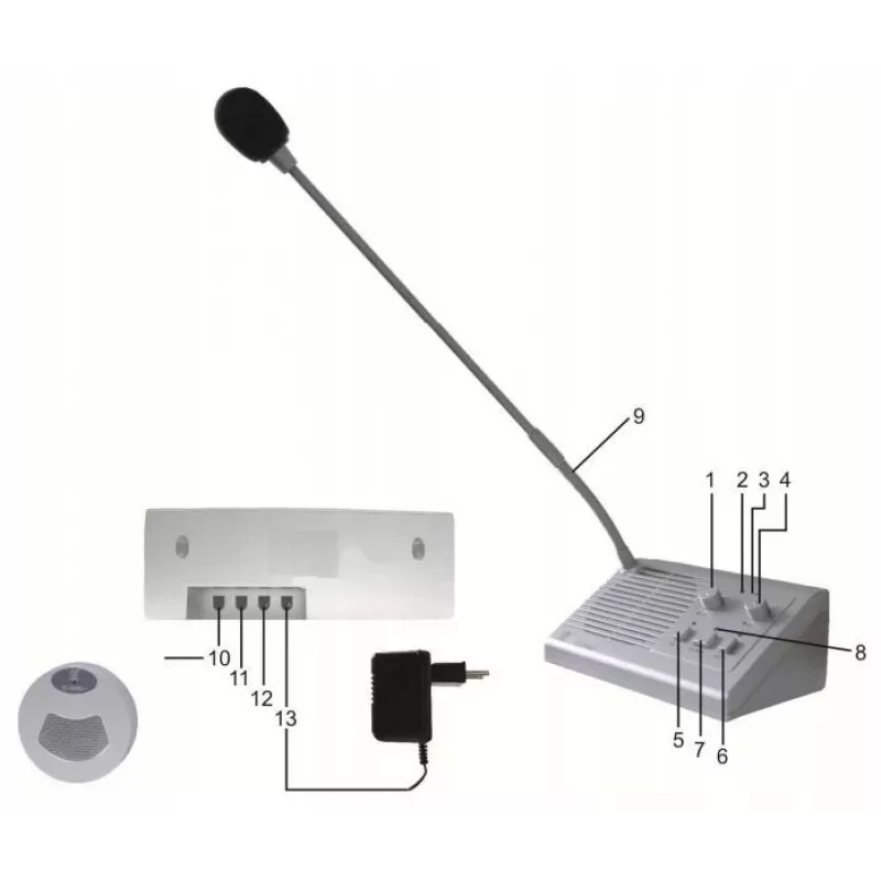 Intercomunicador de caixa LONBON SD-2006DL+ full duplex