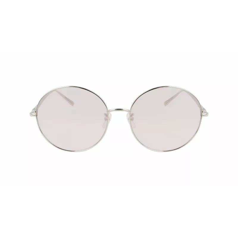 Óculos de sol unissexo Longchamp LO116SA-714 modelo Aviator cor Havana 62mm