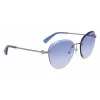 Óculos de sol de mulher LONGCHAMP LO128S-719 borboleta armação dourada lentes castanhas degradê 58/18/140 mm