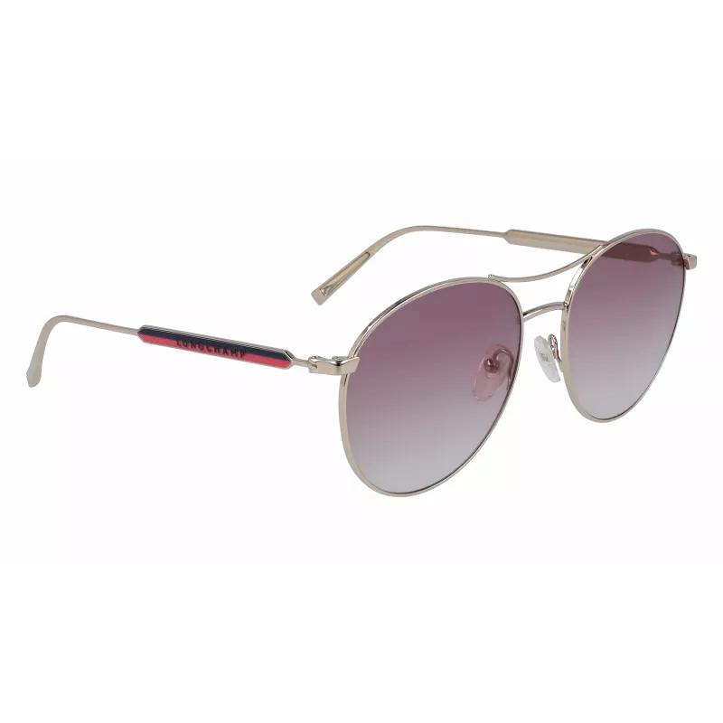Óculos de sol de mulher Longchamp LO133S-59722 Formato olho de gato Havana Castanho Degradê
