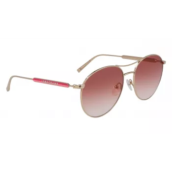 Longchamp LO133S-59770 óculos de sol de mulher Butterfly, armação Havana, lentes degradê castanhas, 59 mm