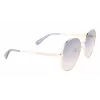 Óculos de sol de mulher Longchamp LO161S-704, armação Havana, lentes castanhas degradê, 59 mm