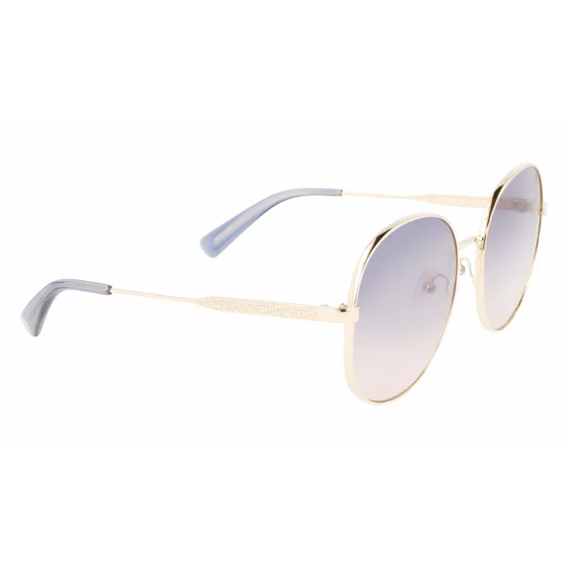 Óculos de sol de mulher Longchamp LO161S-704, armação Havana, lentes castanhas degradê, 59 mm