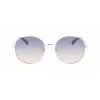 Óculos de sol de mulher Longchamp LO161S-704, armação Havana, lentes castanhas degradê, 59 mm
