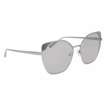 Óculos de sol Longchamp LO175S para mulher armação retangular em acetato Havana 56/18/140 mm