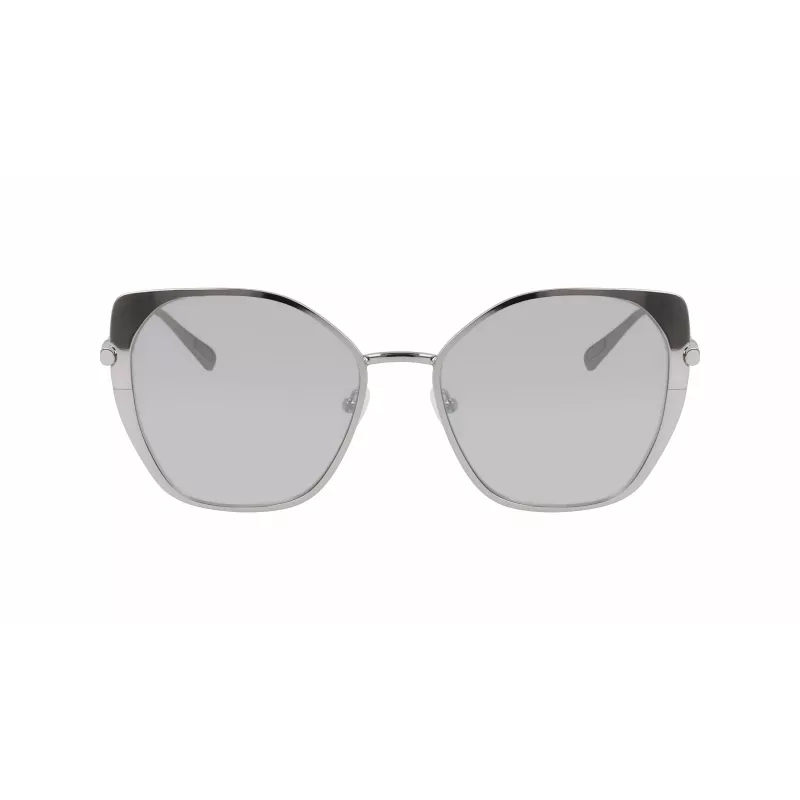 Óculos de sol Longchamp LO175S para mulher armação retangular em acetato Havana 56/18/140 mm