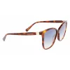 Longchamp LO708S-230 óculos de sol de mulher Havana castanho degradê 57mm