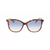 Longchamp LO708S-230 óculos de sol de mulher Havana castanho degradê 57mm