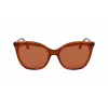 Óculos de sol de mulher Longchamp LO729S cat-eye Havana castanho degradê 55/17/140