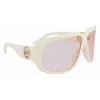 Longchamp LO736S-109 Óculos de sol quadrados oversize para mulher Havana castanho degradê