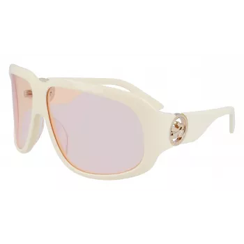 Longchamp LO736S-109 Óculos de sol quadrados oversize para mulher Havana castanho degradê
