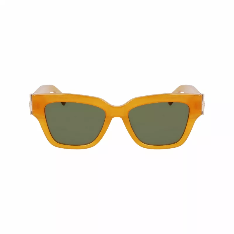 Óculos de sol de mulher Longchamp LO745S-741 Havana Acetato Quadrados 53mm